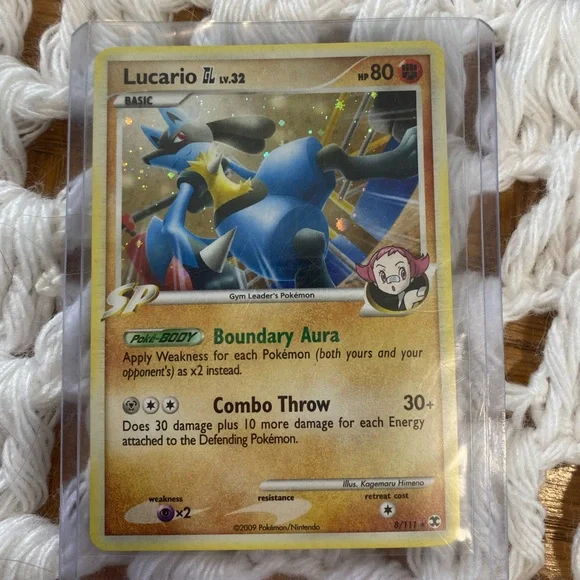 Lucario Pokémon Card - Picture 3 of 3